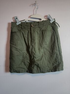 croft & barrow Olive Green Womens Skort